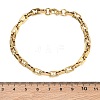 5MM 304 Stainless Steel Oval Link Chain Bracelets SA-CBA2696-08G-5