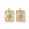 Natural Shell Pendants LS-KK-C100-01G-2