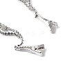Alloy Rhinestone Hair Chain OHAR-M044-02A-S-3