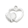 Alloy Rhinestone Pendants ALRI-C007-55P-3