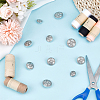 20Pcs 4 Styles Alloy Shank Buttons BUTT-DR0001-05AS-4