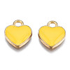 Alloy Enamel Charms ENAM-S121-041K-3