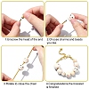 6Pcs 2 Colors Brass European Style Bracelet Making MAK-YW0001-16-4