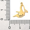 304 Stainless Steel Charms STAS-S138-01G-01-3