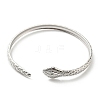 Non-Tarnish 304 Stainless Steel Snake Cuff Bangle BJEW-F456-01P-2