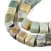 Natural Flower Amazonite Beads Strands G-T139-8x8-31A-3