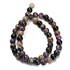 Natural Charoite Beads Strands G-G300-A01-8mm-4
