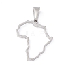Non-Tarnish 304 Stainless Steel Pendants STAS-G284-02P-1