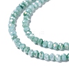 Opaque Glass Beads Strands GLAA-H022-03-4