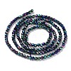 Electroplate Glass Beads Strands LS-GLAA-H021-01A-FP11-5