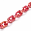 Handmade Opaque Acrylic Cable Chains AJEW-JB00853-03-1