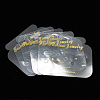 Plastic Hair Tie Display Cards CDIS-R034-57-1