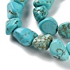 Dyed & Heated Natural Turquoise Beads Strands X-G-P497-01C-17-4