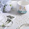 50Pcs Rack Plating Brass Beads KK-SC0005-14-4