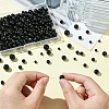 230Pcs 4 Styles Glass Round Bead Strands GLAA-YW0003-74-5