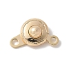 Brass Snap Clasps KK-U052-25G-1