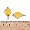 DREW Smiley Face DIY Accessories Alloy Dripping Accessories Pendant ENAM-E360-02G-03-3