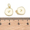 Brass Enamel Pendants KK-C251-36G-01-3