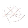 Brass Ball Head Pins X-KK-WH0058-02D-RG-3