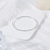 1Pc Brass Adjustable Bangle for Women BJEW-LP0002-52-3
