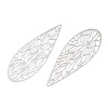 Rack Plating Brass Filigree Pendants KKC-T001-68P-1