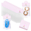 100Pcs Rectangle Clear Polypropylene Cellophane Bags CDIS-TA0001-40B-2