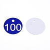 Opaque Acrylic Pendants SACR-WH0005-02-2