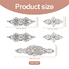 Biyun 5Pcs 3 Style Glass Crystal Hotfix Rhinestone DIY-BY0001-26-3