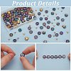 Electroplated Glass Bead GLAA-PH0003-64A-4