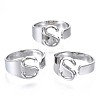 Alloy Cuff Finger Rings RJEW-S038-195S-P-NR-2