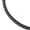 Polyester Cord Braided Bracelet Makings MAK-Z003-01P-04-2