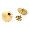 Ion Plating(IP) 201 Stainless Steel Stud Earrings EJEW-K270-05G-2