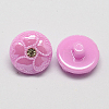 Taiwan Acrylic Rhinestone Shank Buttons BUTT-F025-R13mm-C29-2