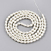 Baking Paint Pearlized Glass Pearl Bead Strands X-HY-T002-01C-02-1