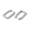 Non-Tarnish 304 Stainless Steel Hoop Earrings for Women EJEW-Z026-26P-2