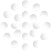 250Pcs Acrylic Self Adhesive Mirror Wall Stickers AJEW-SP0001-21A-1