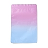 Two Tone Rectangle Plastic Zip Lock Gift Bags OPP-B006-01A-02-1