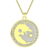 Viking Yin-yang Wolf Stainless Steel Pendant Necklaces PW-WGA5B89-01-1