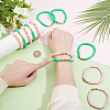 36Pcs 2 Style Handmade Polymer Clay Heishi Beads Stretch Bracelets BJEW-WA00001-3