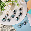 10 Pairs Iron & Plastic Blinkable Craft Eye DIY-GL0005-20A-4