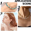 DIY Sea Aniaml Synthetic Turquoise  Alloy Earrings/Bracelets Making Kits DIY-AR0004-12-6
