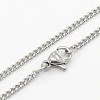 304 Stainless Steel Curb Chain Necklaces X-STAS-O037-114P-1