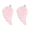 Translucent Resin Pendants RESI-N033-01-B03A-2