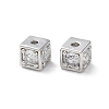 Brass Micro Pave Clear Cubic Zirconia Beads KK-Z049-03P-1
