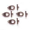 Tibetan Style Alloy Toggle Clasps PALLOY-J471-15R-1