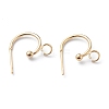 304 Stainless Steel Half Hoop Earrings STAS-Z028-B02-G-1