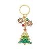 Alloy Christmas Tree Keychains KEYC-JKC00972-4