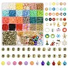 DIY Polymer Clay Stretch Charms Bracelets Making Kits DIY-YW0011-63-1