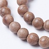 Natural Wood Beads Strands X-WOOD-J001-02-10mm-5