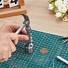 Column Iron Block Jewelry Making Bench Tool Mini Forming Metalworking TOOL-WH0136-185A-4